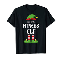Load image into Gallery viewer, I'm The Fitness Elf Matching Family Christmas Gift Sporty T-Shirt
