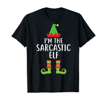 Load image into Gallery viewer, I'm The Sarcastic Elf Matching Family Group Christmas Shirt
