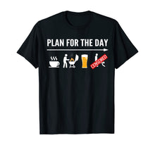 Load image into Gallery viewer, Funny BBQ Shirts For Men Coffee, Grilling, Beer Adult Humor T-Shirt

