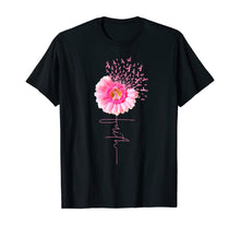 Load image into Gallery viewer, Pink Ribbon Daisy Faith - Breast Cancer T Shirt T-Shirt
