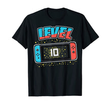 Load image into Gallery viewer, Level 10 Birthday Shirt Boy 10 Years Old Video Games Gift T-Shirt
