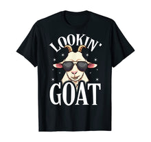 Load image into Gallery viewer, Funny Goat Designs Looking Goat T-Shirt
