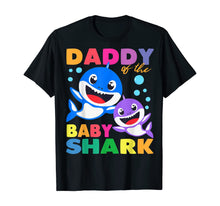 Load image into Gallery viewer, Daddy Of The Baby Shark Birthday Daddy Shark Fathers Day T-Shirt-112987
