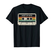 Load image into Gallery viewer, Vintage Best of 1976 43th Birthday Cassette T-Shirt-218527
