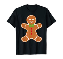 Load image into Gallery viewer, Cookie Gingerbread Cookie Man Apparel, Christmas Mens Boys T-Shirt
