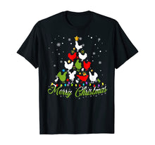 Load image into Gallery viewer, Christmas Tree Merry Christmas Chicken Lover Gift T-Shirt
