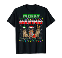 Load image into Gallery viewer, German Shepherd Dog Tree Christmas Sweater Xmas Dogs Gifts T-Shirt

