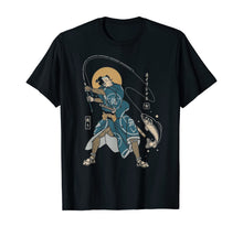Load image into Gallery viewer, FISHING SAMURAI NO.3 Funny samurai fishing lover gift T-Shirt
