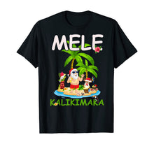 Load image into Gallery viewer, Mele Kalikimaka Santa Claus Merry Xmas Aloha Hawaii Gift T-Shirt
