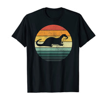Load image into Gallery viewer, Sea Otter Shirt Sunset Retro Vintage 70s Animal Nature Lover T-Shirt

