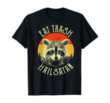 Load image into Gallery viewer, Eat Trash Hail Satan Raccoon Pentagram Satanic Garbage Gang T-Shirt-160441
