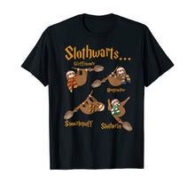 Load image into Gallery viewer, Harry Slothwarts Funny Sloth Halloween Costume T-Shirt

