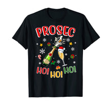 Load image into Gallery viewer, Prosec Ho Ho Ho Funny Prosecco Wine Christmas T-Shirt
