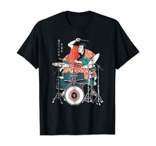 Load image into Gallery viewer, DRUMMER-SAMURAI T-Shirt GIFT Japanese Vintages T-Shirt
