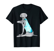 Load image into Gallery viewer, Funny weimaraner Dog I Love Mom Tattoo T-Shirt-339404
