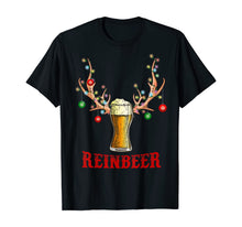 Load image into Gallery viewer, Man Cave Reinbeer Christmas Gift For Beer Lovers Costume Men T-Shirt

