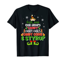 Load image into Gallery viewer, Four Main Food Groups Elf Christmas T-Shirt
