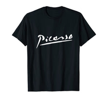 Load image into Gallery viewer, Pablo Picasso Art signature T shirt
