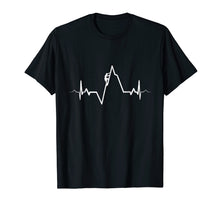 Load image into Gallery viewer, Climbing T-Shirt Heartbeat Rock Mountain Bouldering Gift
