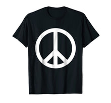Load image into Gallery viewer, White Peace Sign T-Shirt
