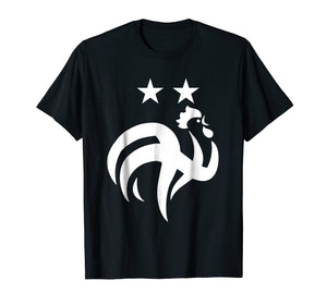 France Soccer Football World Jersey Two Star Rooster Shirt