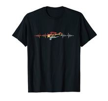 Load image into Gallery viewer, Airplane Pilot Shirt Pilot Heartbeat T-Shirt Flying Gift Tee
