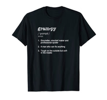 Load image into Gallery viewer, Grampy Definition T Shirt - Funny Father's Day Gift Tee

