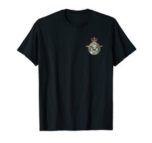 Load image into Gallery viewer, Royal Air Force RAF UK Military Badge Patch T-Shirt
