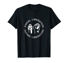 Load image into Gallery viewer, Animal Rights Liberation Vegan Vegetarian T-Shirt
