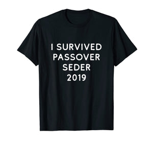 I Survived Passover Seder 2019 Shirt Funny Pesach Matzo Ball