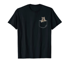 Load image into Gallery viewer, Pocket Raccoon Shirt, Funny Raccoon In Pocket Gift Tshirt
