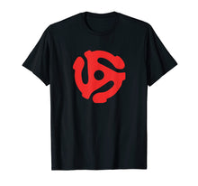 Load image into Gallery viewer, 45 RPM ADAPTER DJ SHIRT | Vintage spider record T-SHIRT
