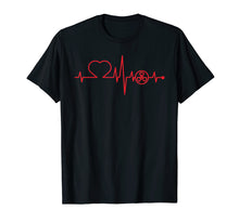 Load image into Gallery viewer, Love Radiology Technician heart beat gift t-shirt men women
