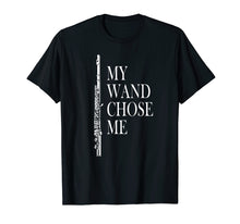 Load image into Gallery viewer, Flute Shirt - My Wand Chose Me - Funny Marching Band Apparel
