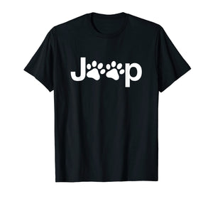 Funny Jeep Paw Prints Dogs & Jeeps Owner Men Women Gift T-Shirt