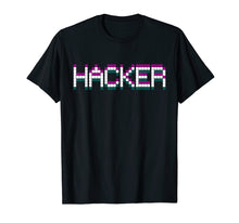 Load image into Gallery viewer, Hacker T-Shirt Hacktivist Tshirt Computer Nerd Tee Gift
