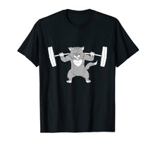 Load image into Gallery viewer, Cat Squat Powerlifting T-Shirt Remmy
