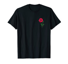 Load image into Gallery viewer, CaliDesign Rose Chest Print T shirt urban Hipster Rap Tee
