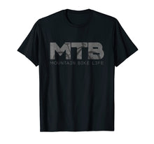 Load image into Gallery viewer, Mountain Bike Life MTB T Shirt - Vintage Mountain Bike Shirt
