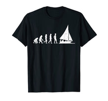 Load image into Gallery viewer, Evolution of the Sailor Funny Sailing Evolution T-shirt
