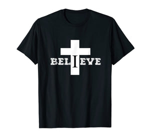 Godly Christian T-Shirt | I Believe In The Cross Of Jesus