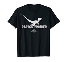 Load image into Gallery viewer, Jurassic World Raptor Trainer Silhouette Graphic T-Shirt
