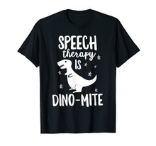 Load image into Gallery viewer, This SLP Is Dino-Mite Funny Speech Therapy T-Shirt Teacher
