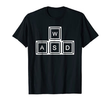 Load image into Gallery viewer, WASD Gaming keys T-Shirt

