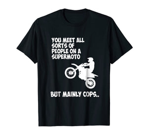Funny Supermoto Hooligan T-shirt