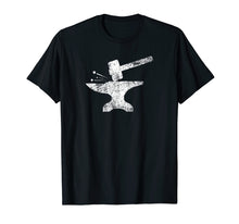 Load image into Gallery viewer, Distressed Vintage Blacksmith Striking Shirt
