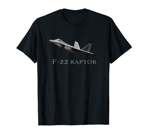 F-22 Raptor Jet Fighter Plane T shirt