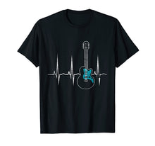 Load image into Gallery viewer, Guitar T-Shirt - Heartbeat Guitarist Shirts
