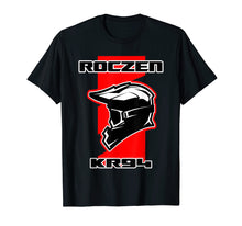 Load image into Gallery viewer, Dirt Bike Racing Red T-Shirt with Helmet and Goggles
