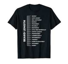 Load image into Gallery viewer, Beard Ruler Length T Shirt: Gift For Bearded Men
